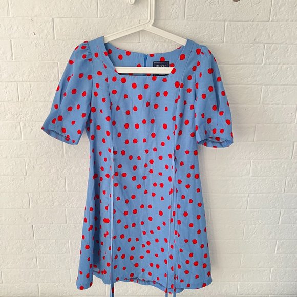 Salon De Yohn OS Red Polka Dot Dress - Picture 7 of 9